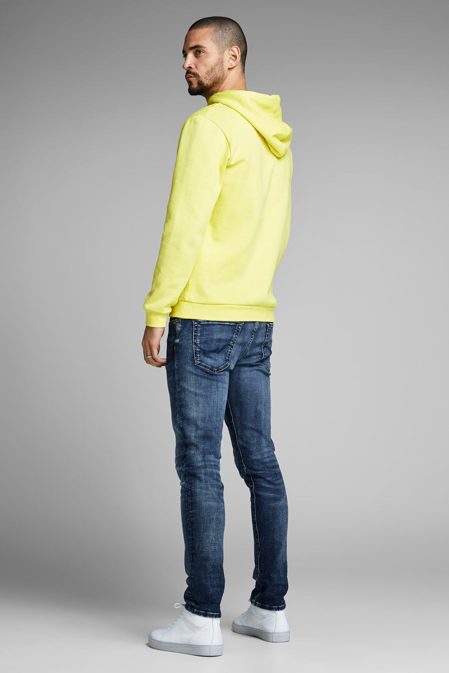 GLENN - mid blue denim