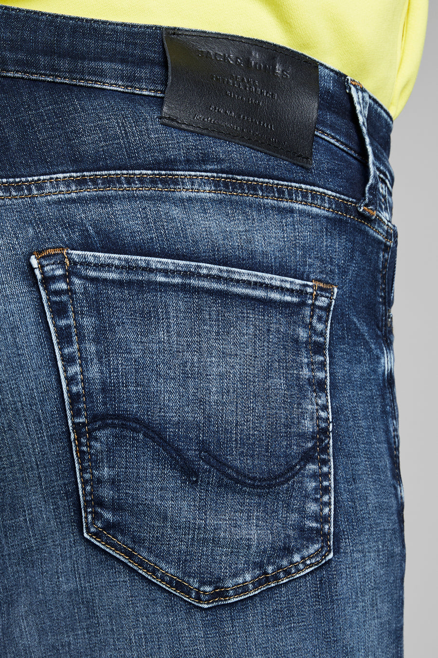 GLENN - mid blue denim