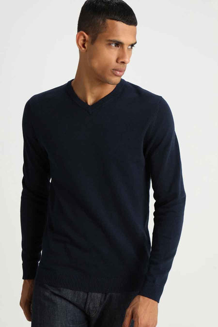 Trui met ronde hals Blauw - CORE BY JACK & JONES