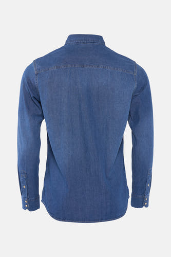 Hemd (lange mouwen) Denim - PREMIUM BLUE by JACK & JONES