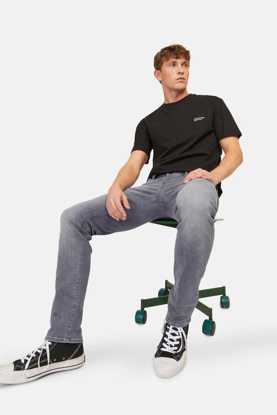 Jeans slim Light grey denim - JACK & JONES JEANS INTELLIGENCE