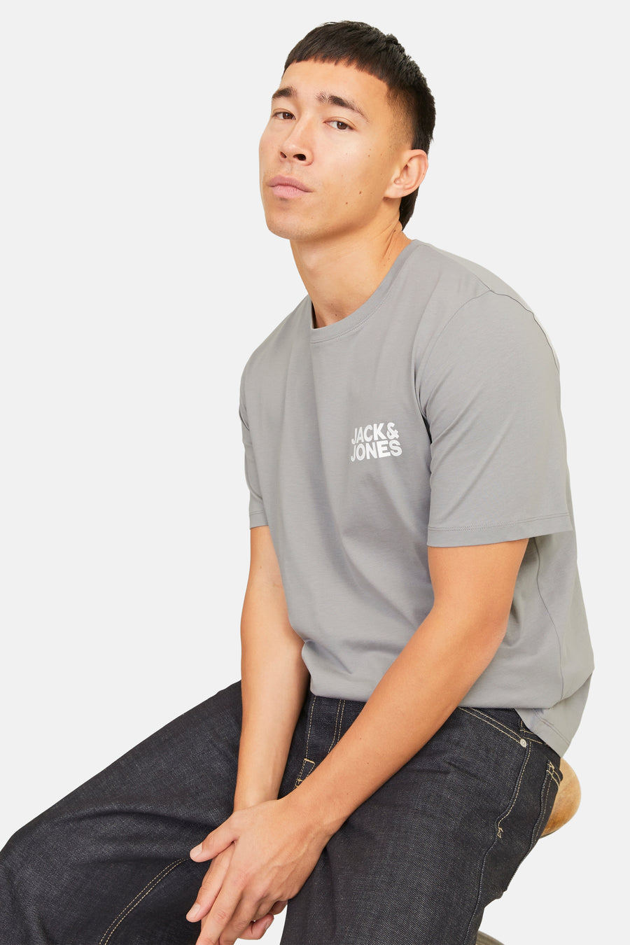 T-shirt (korte mouwen) Grijs - CORE BY JACK & JONES