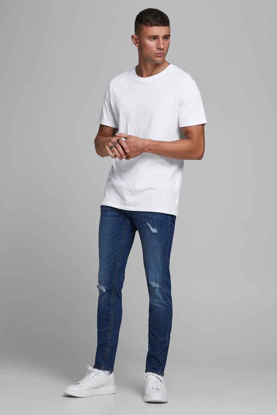 T-shirt (korte mouwen) Wit - CORE BY JACK & JONES