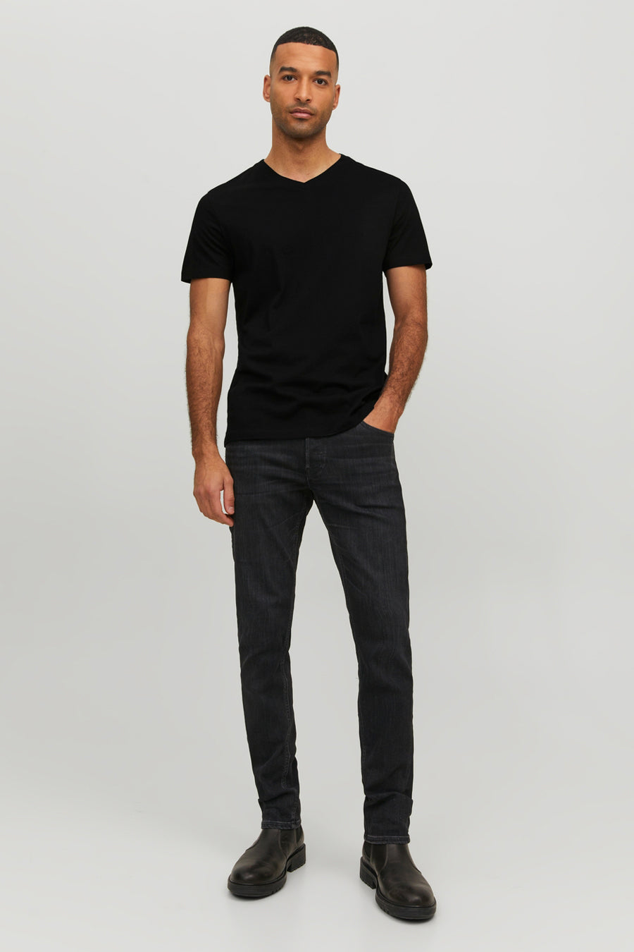 T-shirt (korte mouwen) Zwart - PREMIUM by JACK & JONES