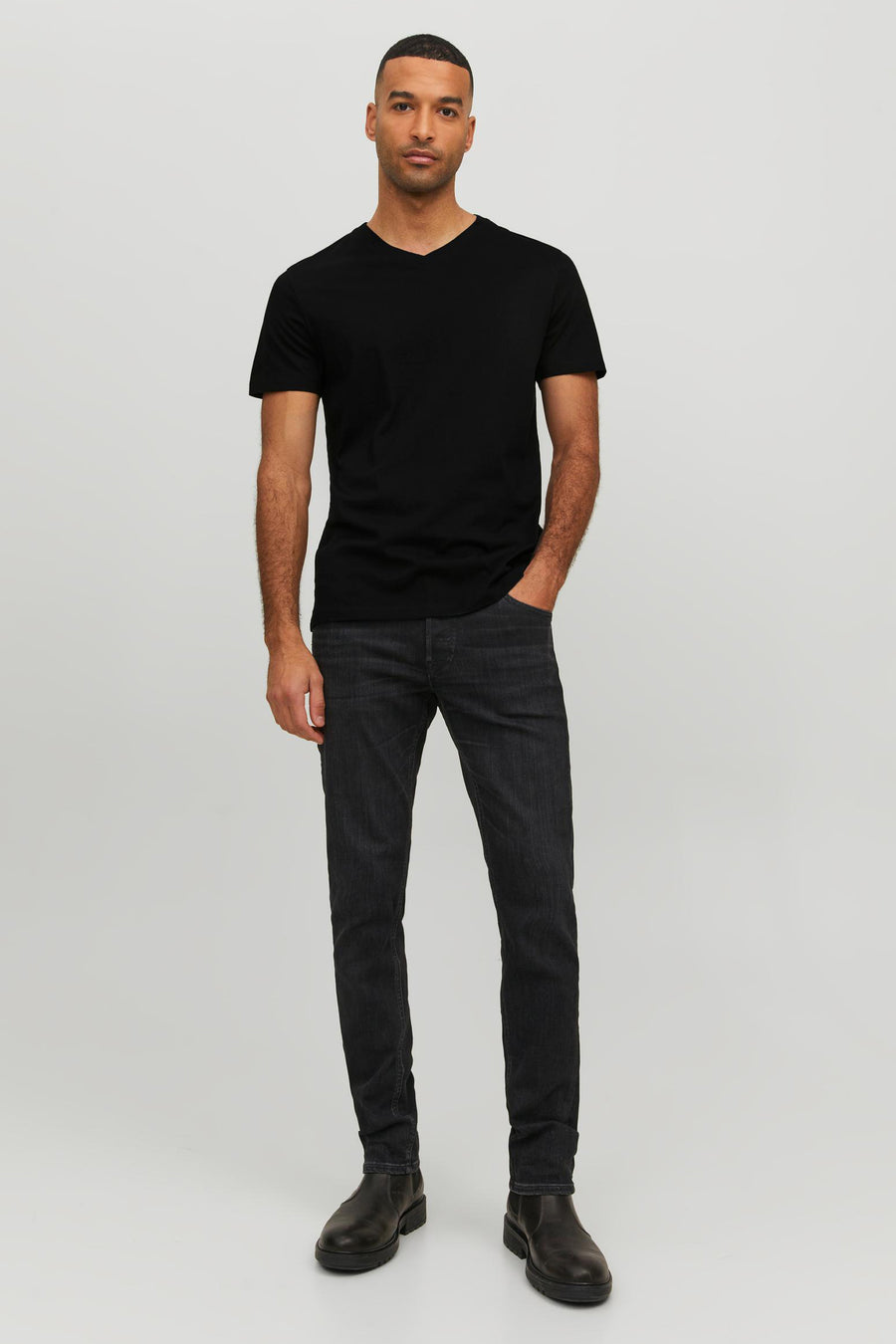 T-shirt (korte mouwen) Zwart - PREMIUM by JACK & JONES
