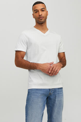 T-shirt (korte mouwen) Wit - PREMIUM by JACK & JONES