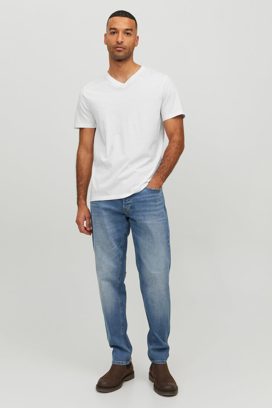 T-shirt (korte mouwen) Wit - PREMIUM by JACK & JONES
