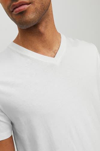 T-shirt (korte mouwen) Wit - PREMIUM by JACK & JONES