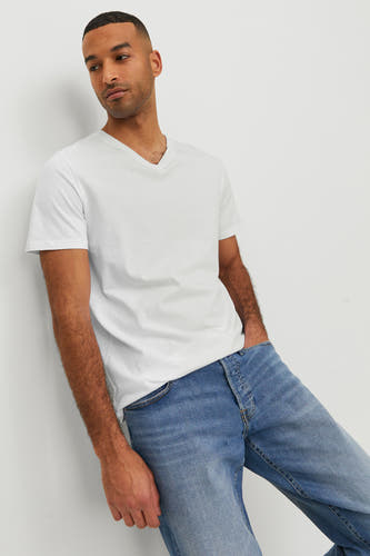 T-shirt (korte mouwen) Wit - PREMIUM by JACK & JONES