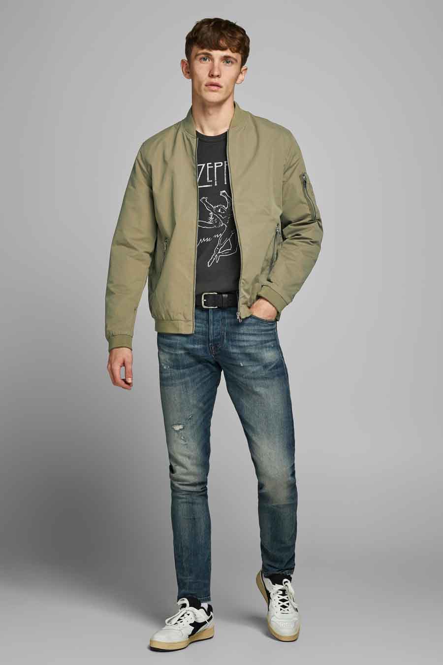 Jas (kort) Groen - PREMIUM BLUE by JACK & JONES