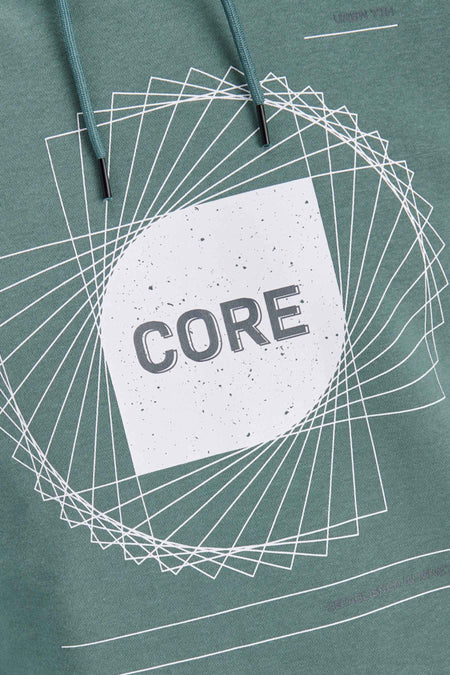 Sweater met kap Groen - CORE BY JACK & JONES