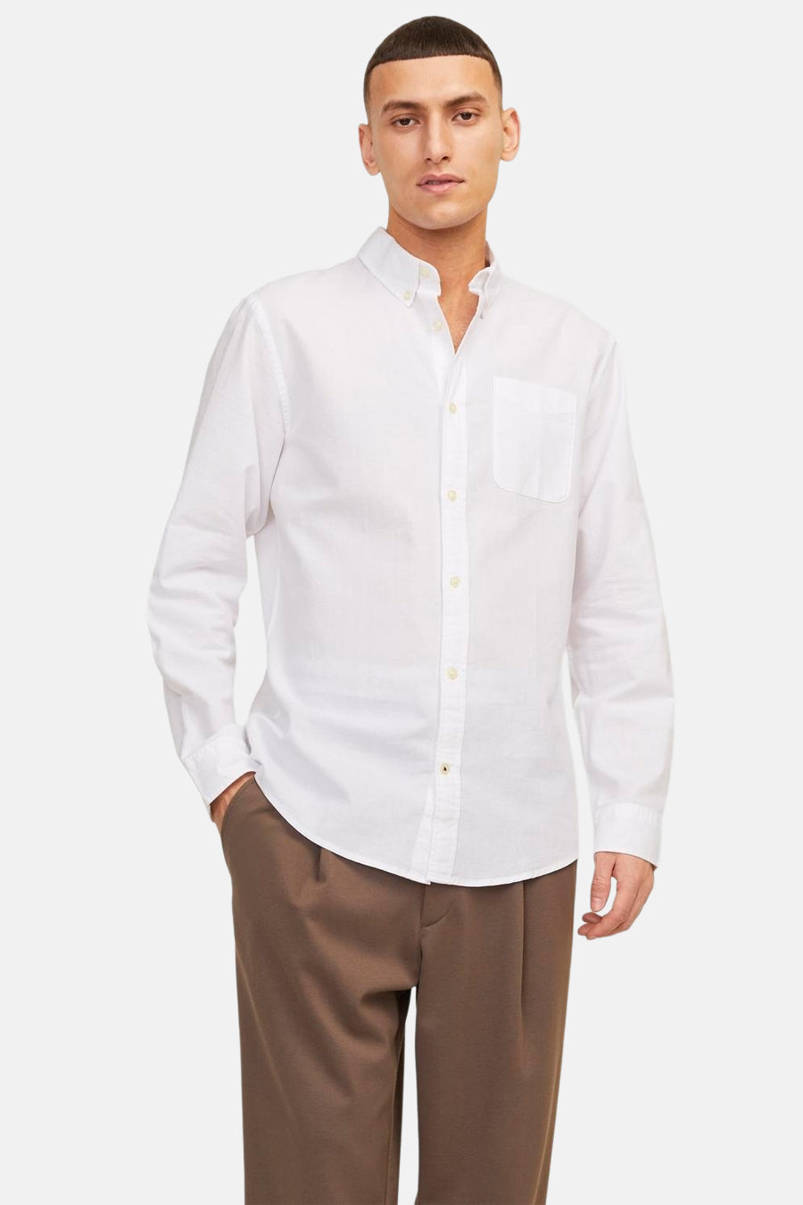 Hemd (lange mouwen) Wit - PREMIUM by JACK & JONES