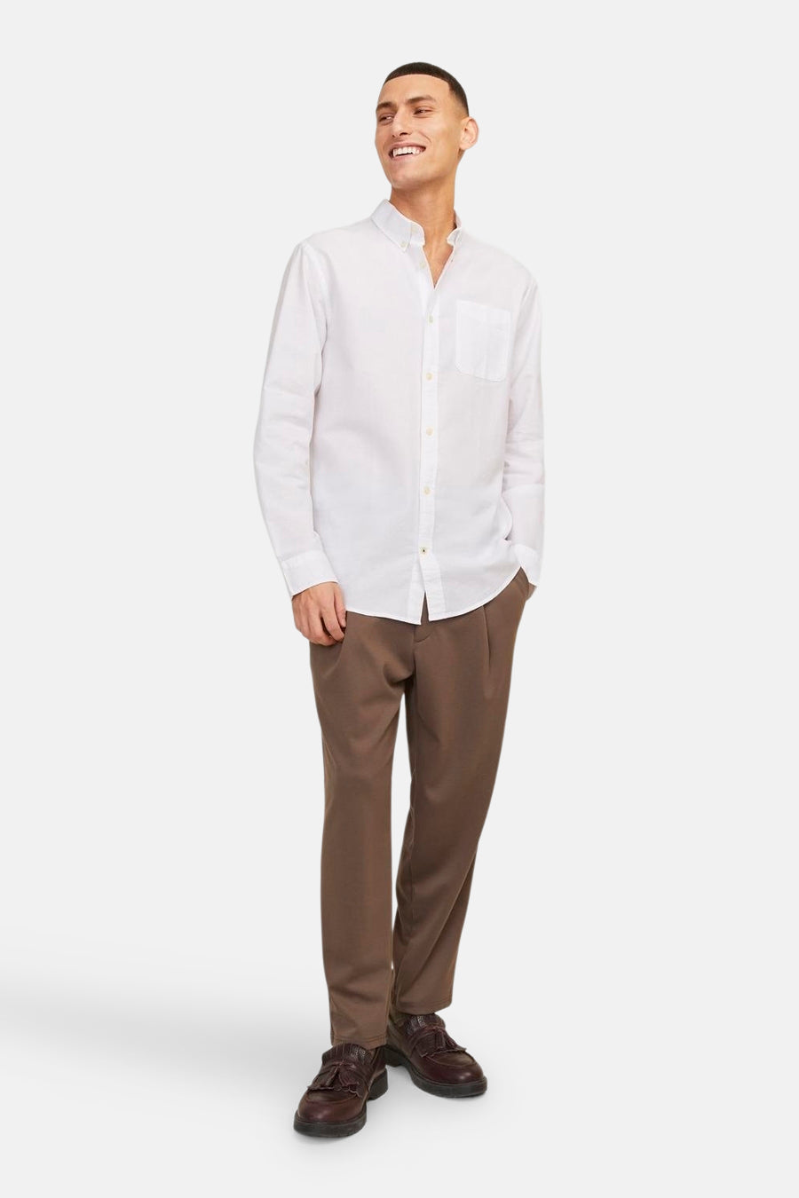 Hemd (lange mouwen) Wit - PREMIUM by JACK & JONES