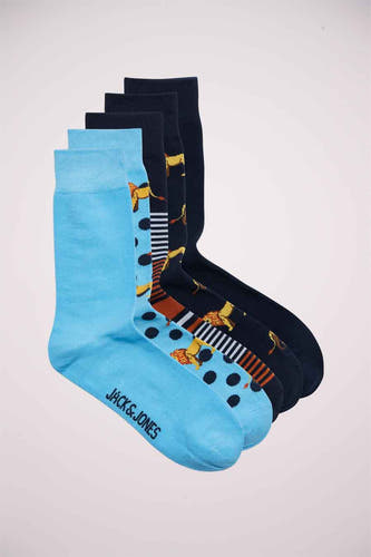 Sokken (multipack) Blauw - ACCESSORIES BY JACK & JONES