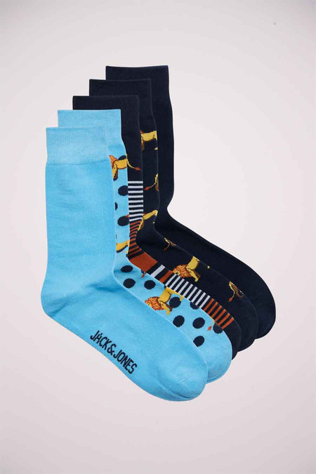 Sokken (multipack) Blauw - ACCESSORIES BY JACK & JONES