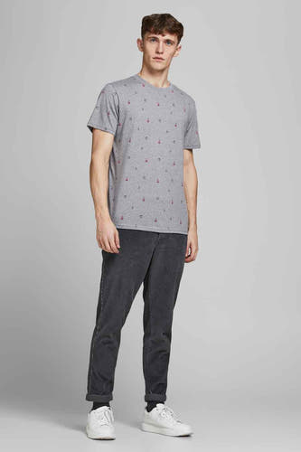 T-shirt (korte mouwen) Grijs - ORIGINALS BY JACK & JONES