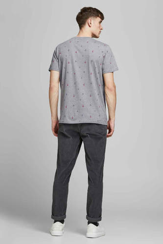 T-shirt (korte mouwen) Grijs - ORIGINALS BY JACK & JONES