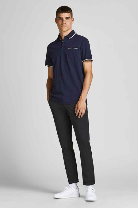 Polo Blauw - PREMIUM by JACK & JONES