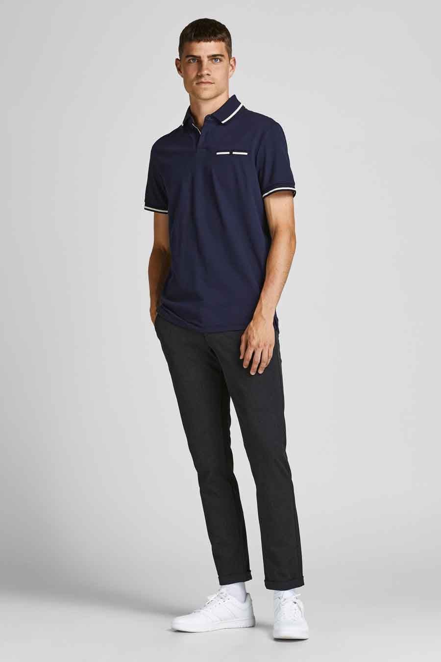 Polo Blauw - PREMIUM by JACK & JONES