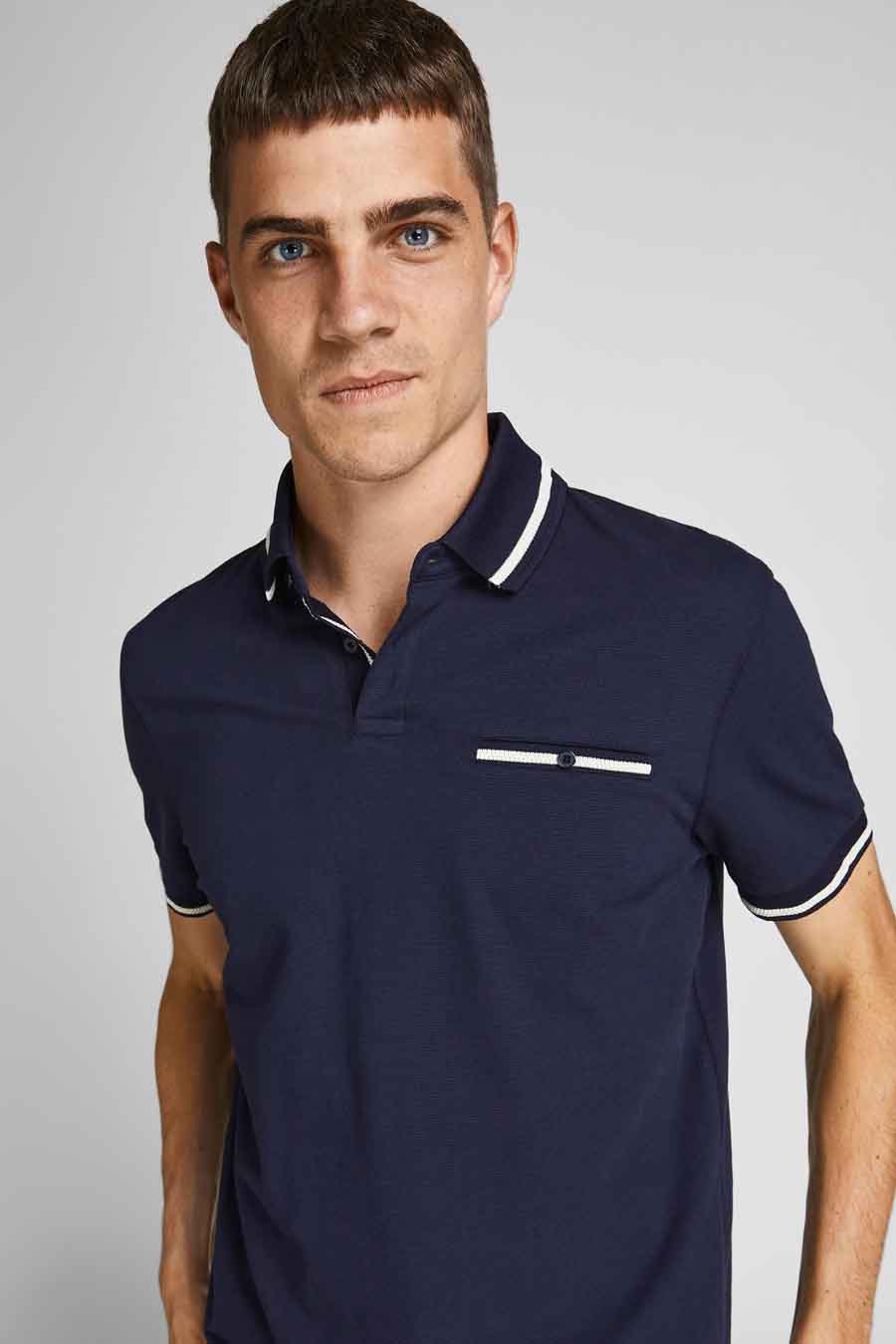 Polo Blauw - PREMIUM by JACK & JONES