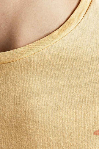 T-shirt (korte mouwen) Geel - ORIGINALS BY JACK & JONES