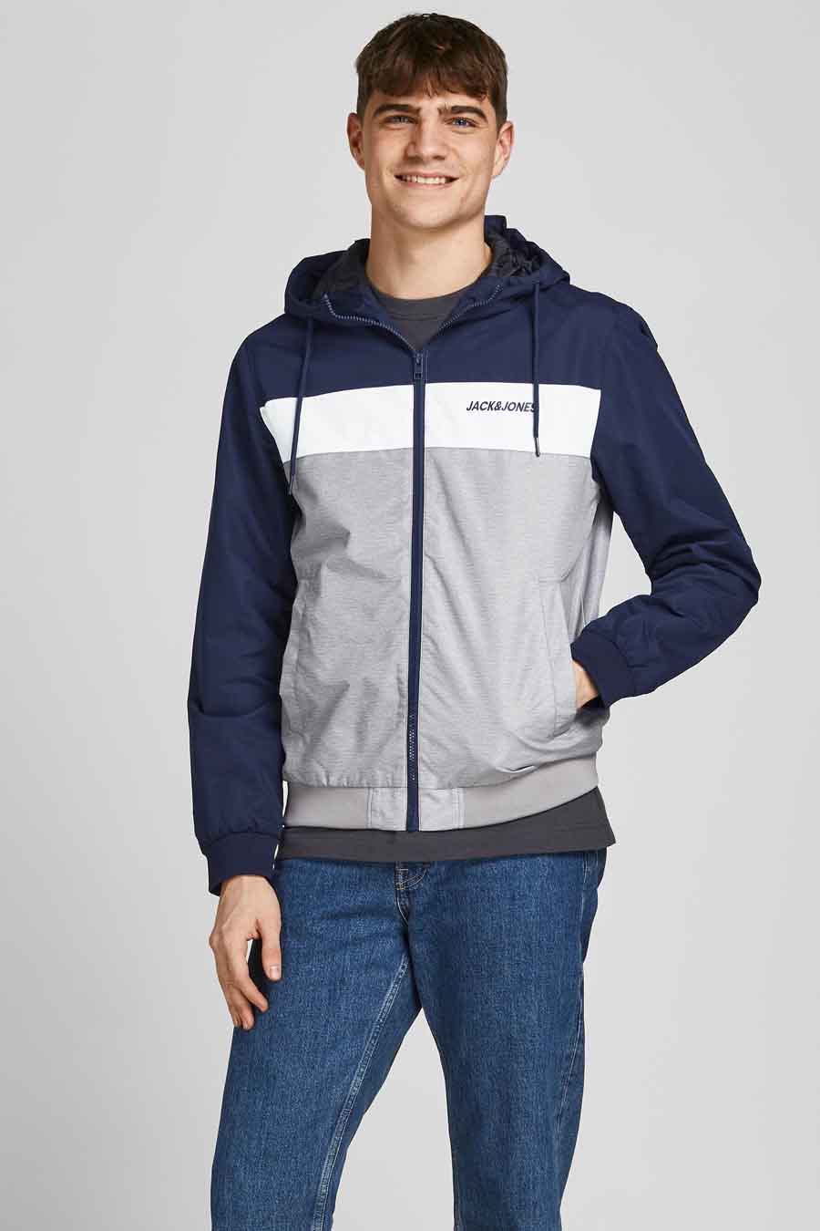 Regenjas Blauw - ORIGINALS BY JACK & JONES