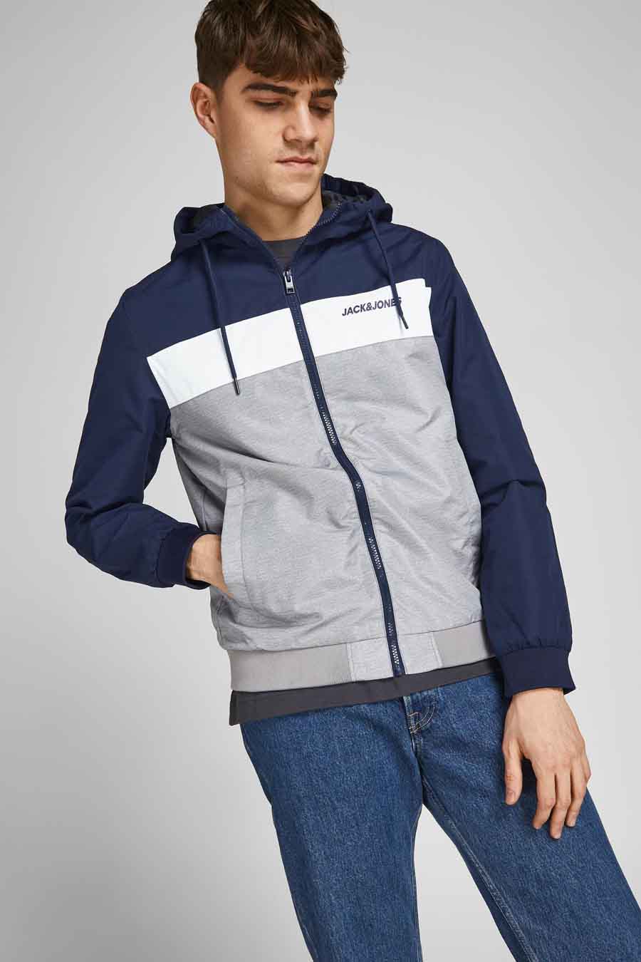Regenjas Blauw - ORIGINALS BY JACK & JONES