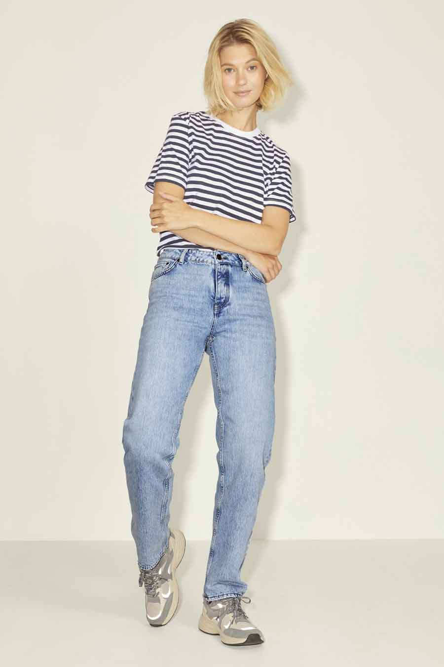 Jeans straight Light blue denim - JJXX