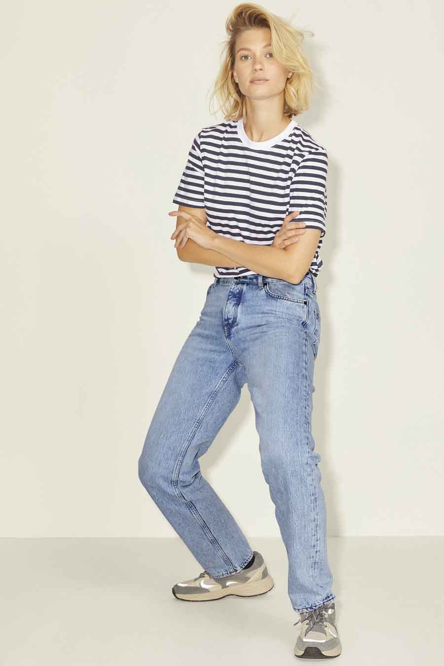 Jeans straight Light blue denim - JJXX