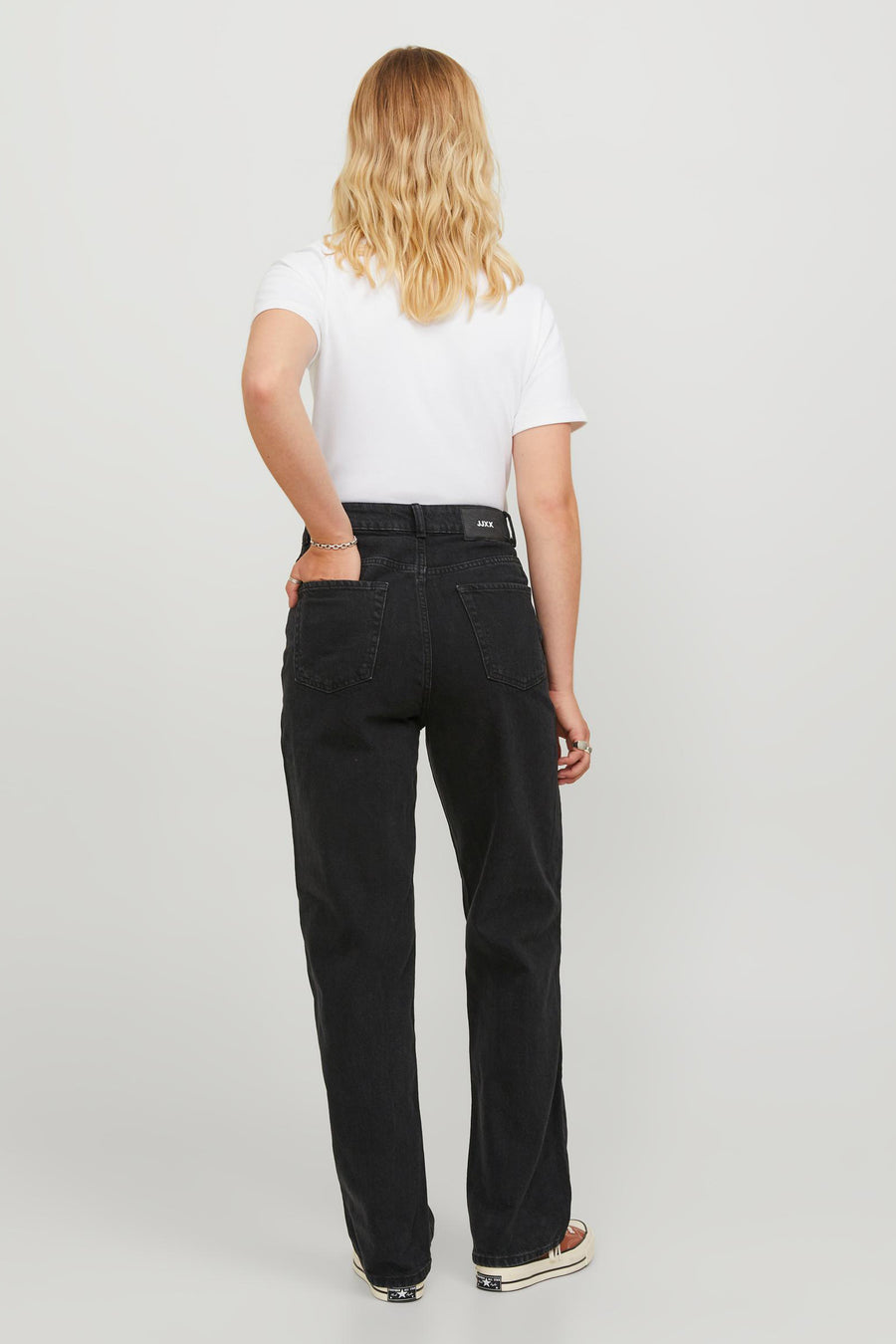 Jeans straight Dark grey denim - JJXX