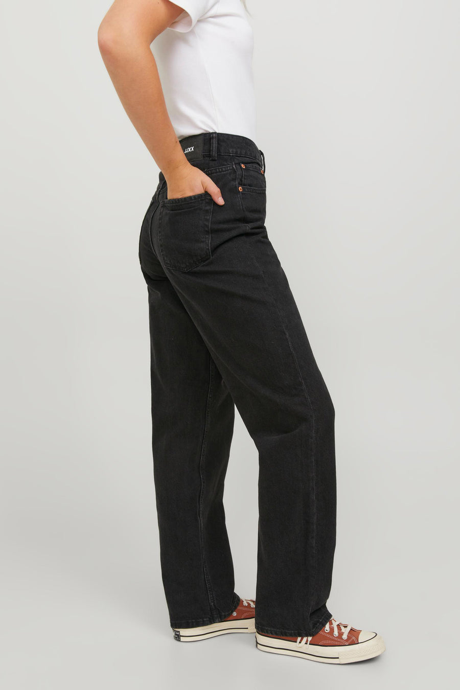 Jeans straight Dark grey denim - JJXX