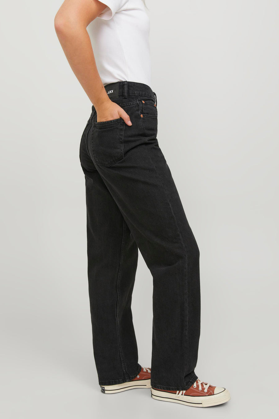 Jeans straight Dark grey denim - JJXX