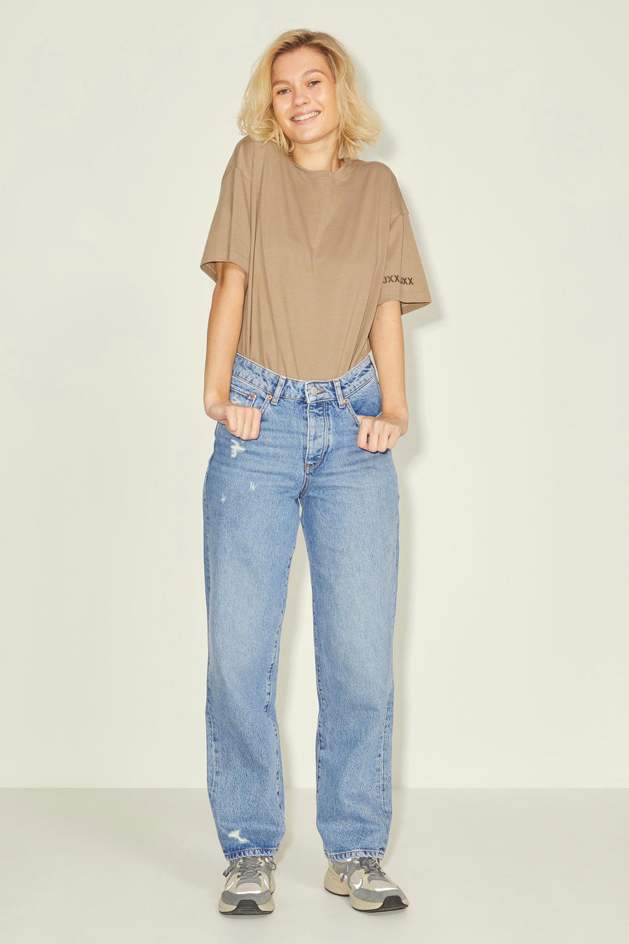 Jeans straight Mid blue denim - JJXX