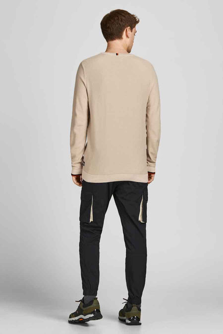 Trui met ronde hals Beige - CORE BY JACK & JONES