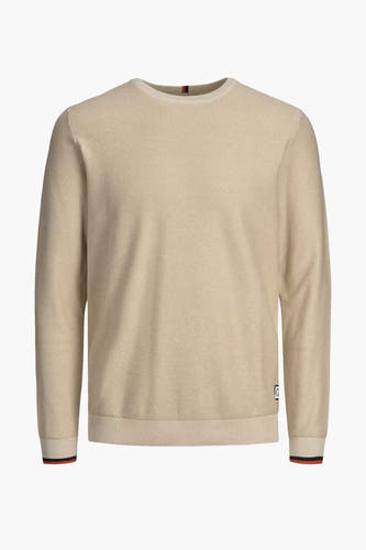 Trui met ronde hals Beige - CORE BY JACK & JONES