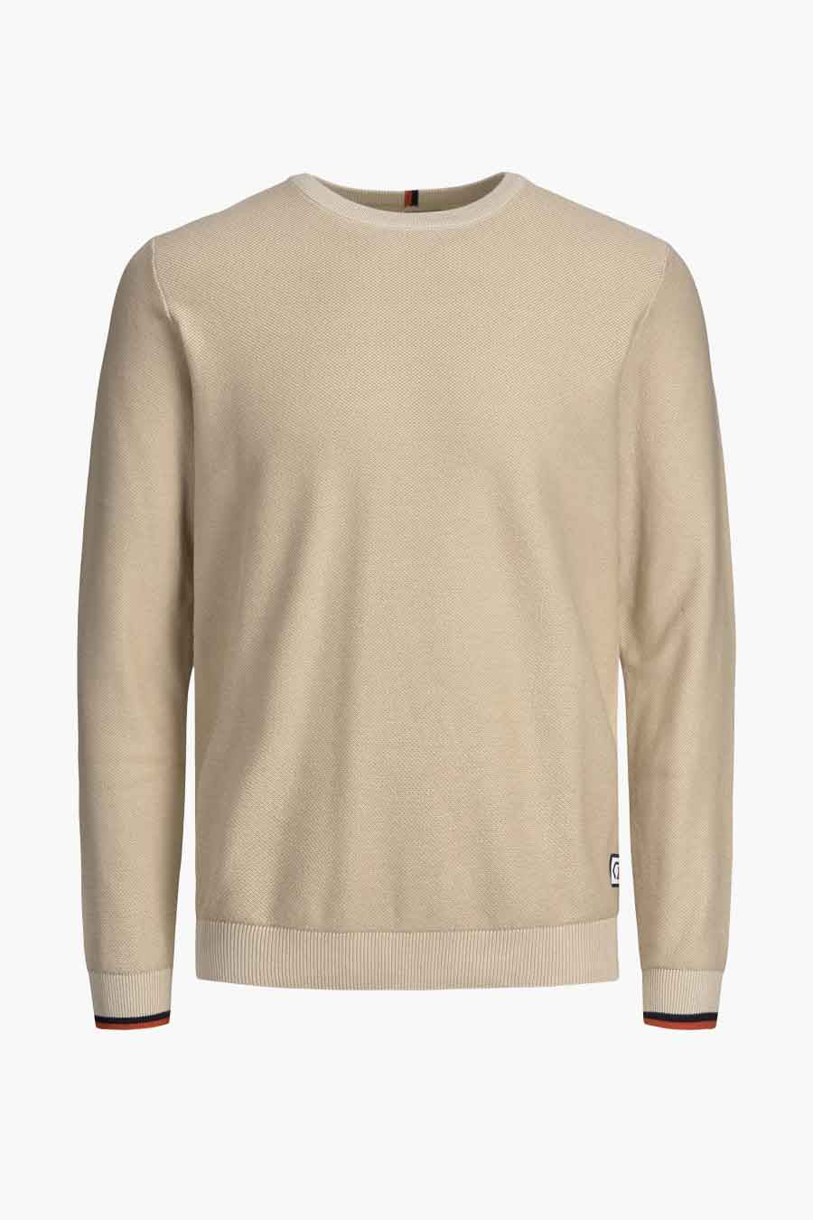 Trui met ronde hals Beige - CORE BY JACK & JONES