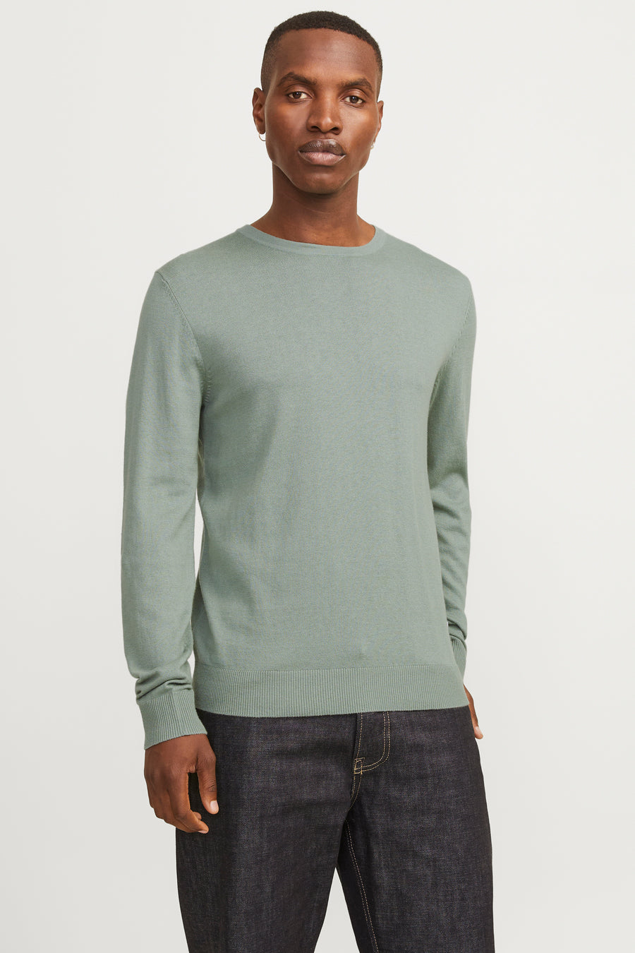 Trui met ronde hals Groen - PREMIUM BLUE by JACK & JONES