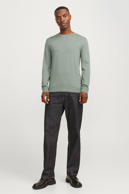 Trui met ronde hals Groen - PREMIUM BLUE by JACK & JONES