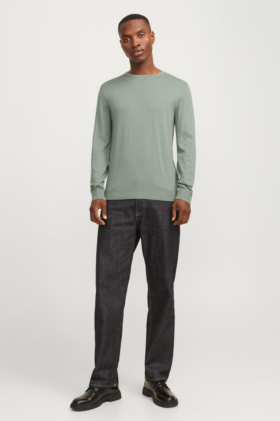 Trui met ronde hals Groen - PREMIUM BLUE by JACK & JONES