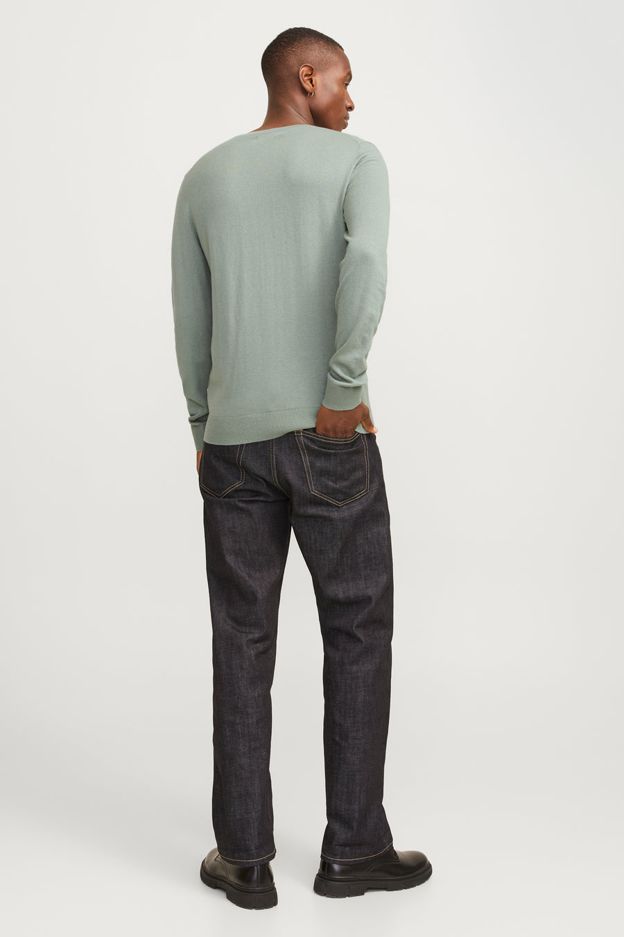 Trui met ronde hals Groen - PREMIUM BLUE by JACK & JONES
