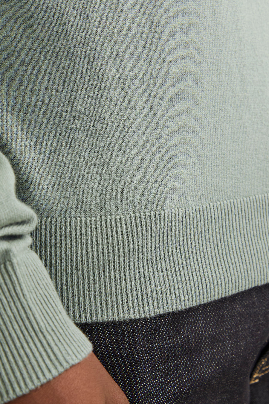 Trui met ronde hals Groen - PREMIUM BLUE by JACK & JONES