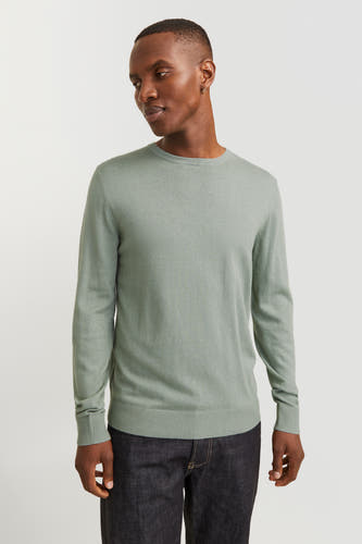 Trui met ronde hals Groen - PREMIUM BLUE by JACK & JONES
