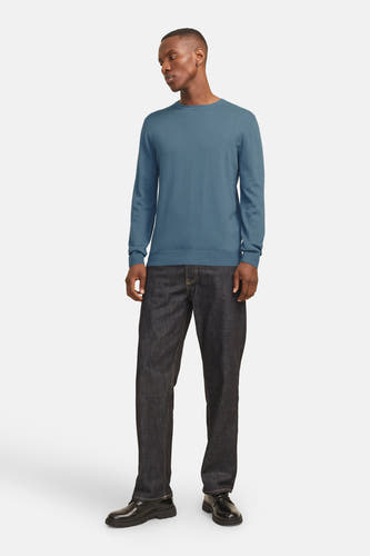 Trui met ronde hals Blauw - PREMIUM BLUE by JACK & JONES