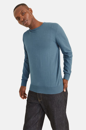 Trui met ronde hals Blauw - PREMIUM BLUE by JACK & JONES