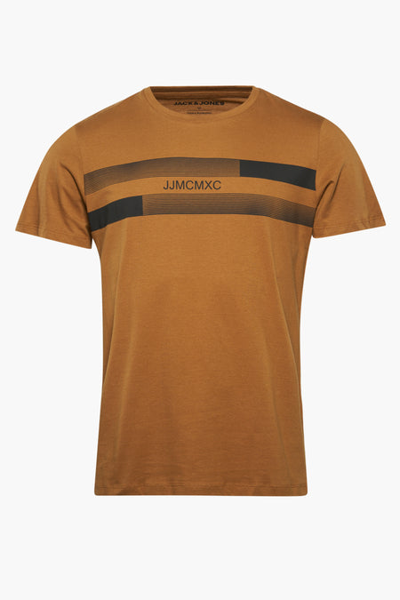T-shirt (korte mouwen) Bruin - CORE BY JACK & JONES