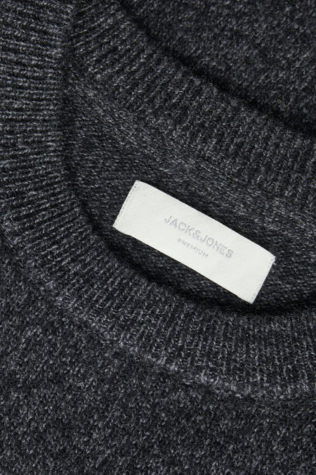 Trui met ronde hals Zwart - PREMIUM by JACK & JONES