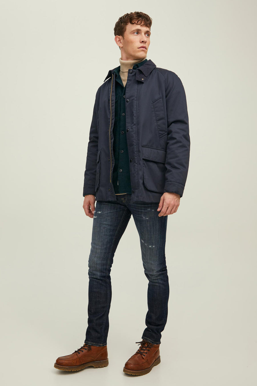 Jas (kort) Blauw - PREMIUM BLUE by JACK & JONES