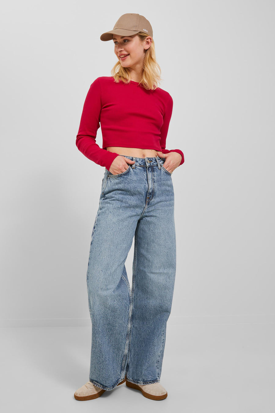 Jeans wide Mid blue denim - JJXX