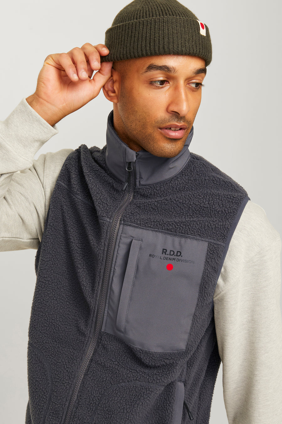 Bodywarmer Grijs - Royal Denim Divison