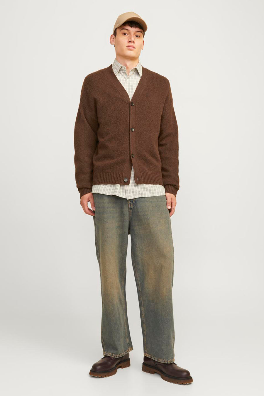 Gilet Bruin - ORIGINALS BY JACK & JONES